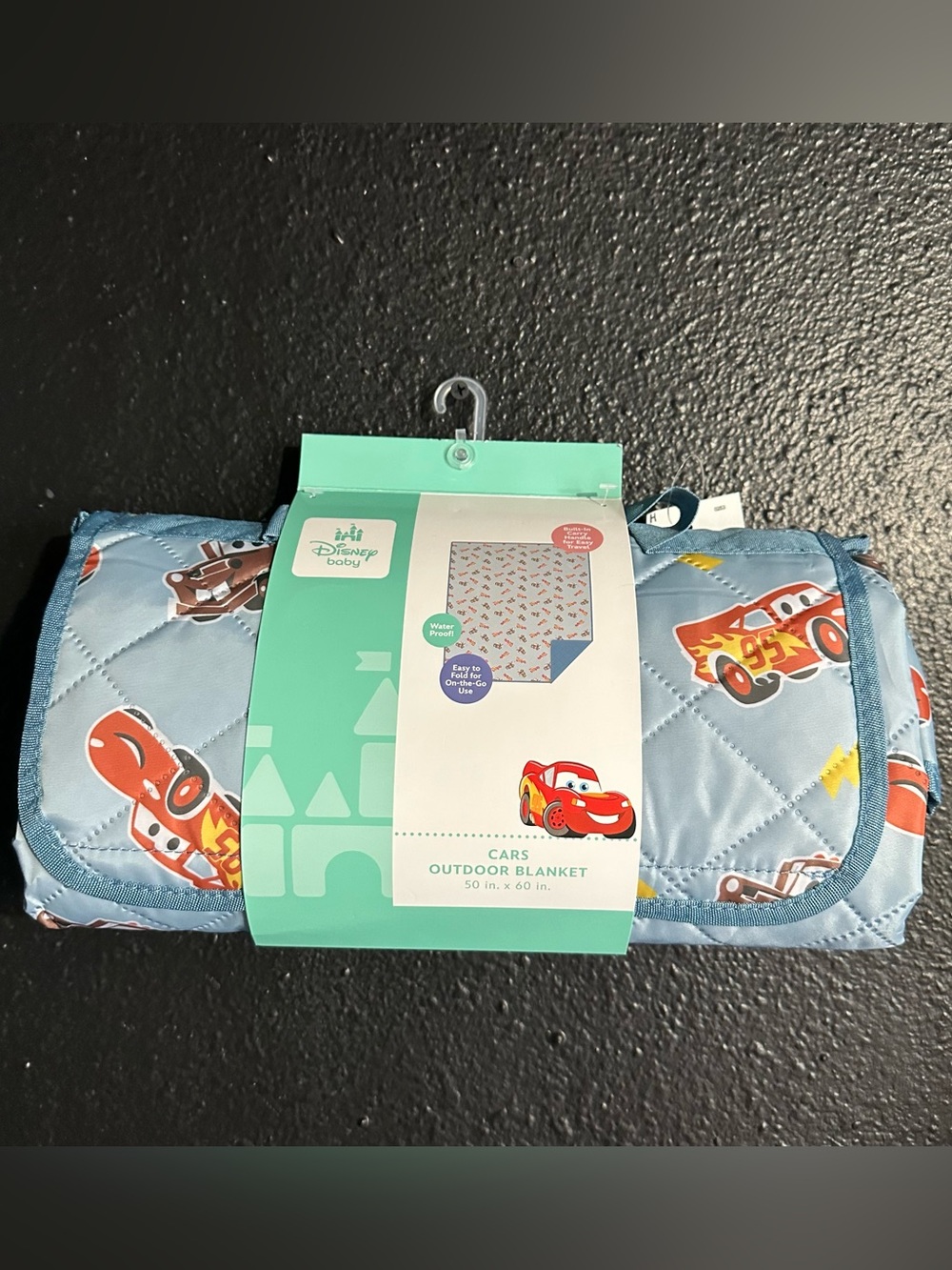 Disney Blue Cars Outdoor Blanket